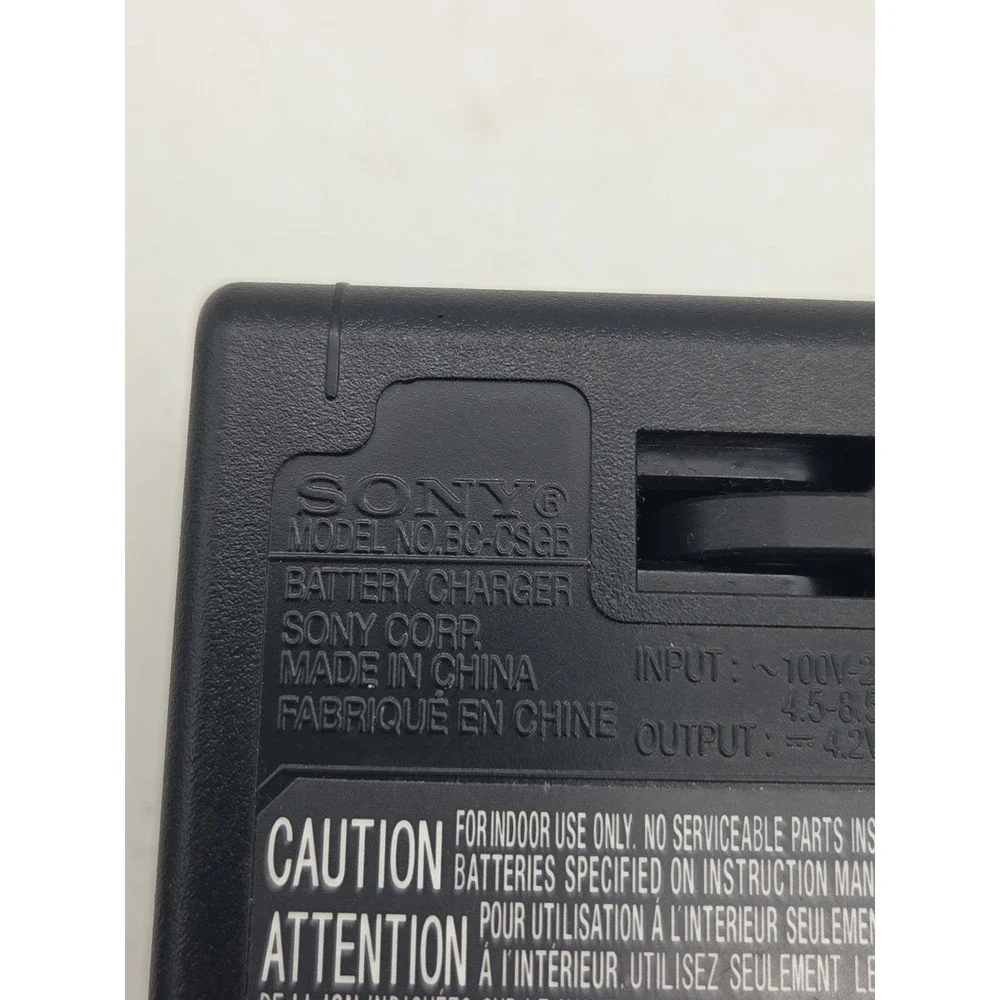 Genuine Sony BC-CSGB Battery Charger | For NP-BG1 & NP-FG1 Batteries